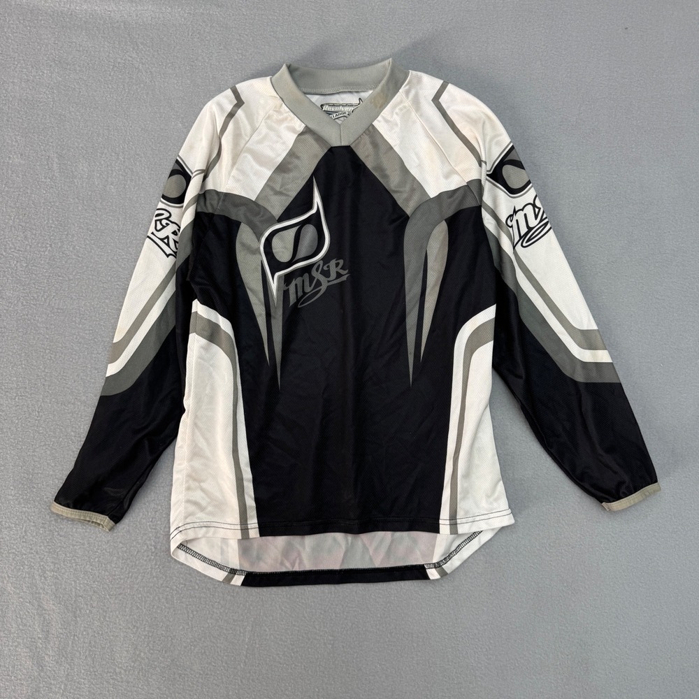 MSR Motocross Jersey YXL Black White Gray Graphics Racing Youth Men